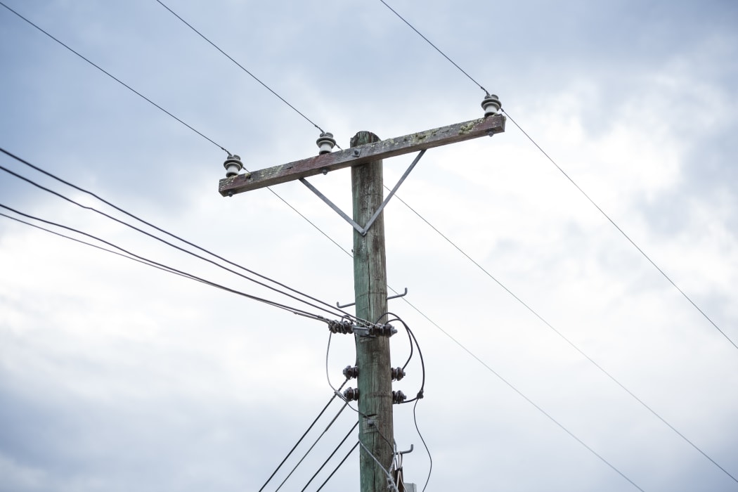 Power lines in the Hawkes Bay