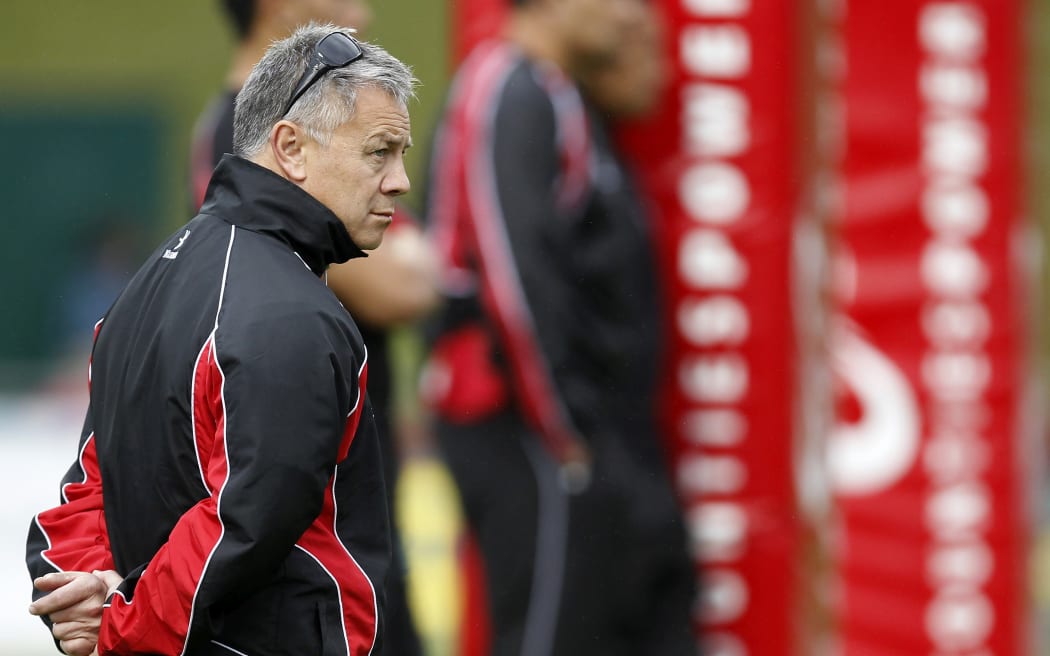 Milton Haig when he was coach of the Counties-Manukau NPC team.