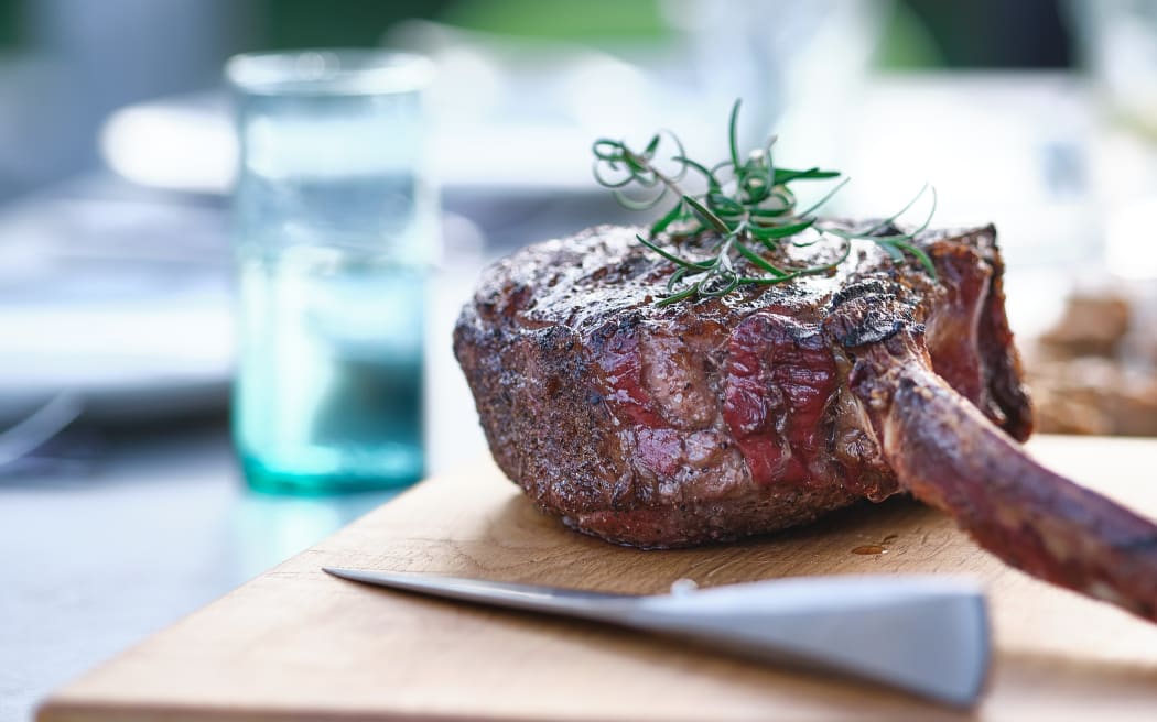Tomahawk Steak 2hrs smoked