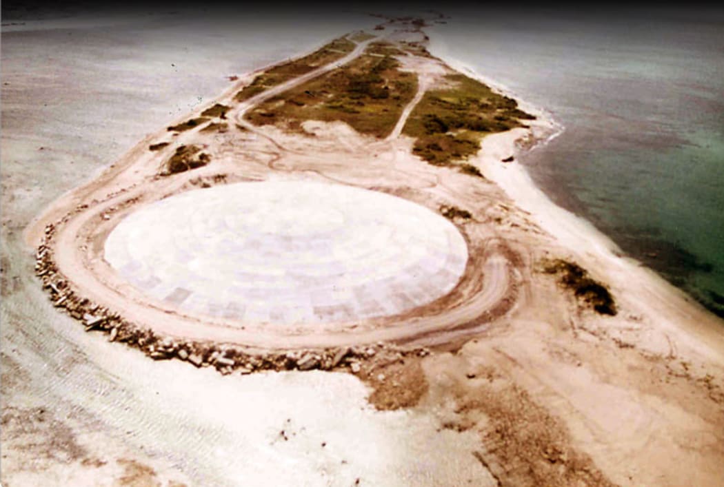 In the late 1970s, US Army personnel constructed the nuclear waste storage facility now known as the Runit Dome at Enewetak Atoll. The US-sponsored nuclear cleanup of Enewetak concluded in 1980, with only a few of the islands at the former nuclear test ground zero cleaned up.
