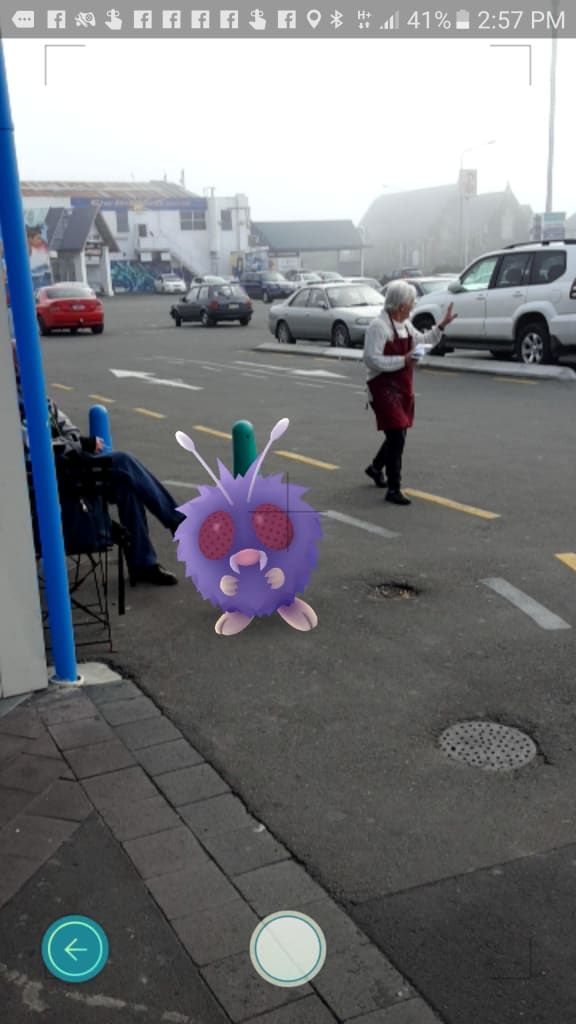 A Pokemon on the loose in New Brighton.