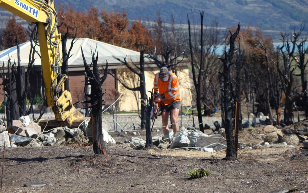Lake Ōhau after the fire