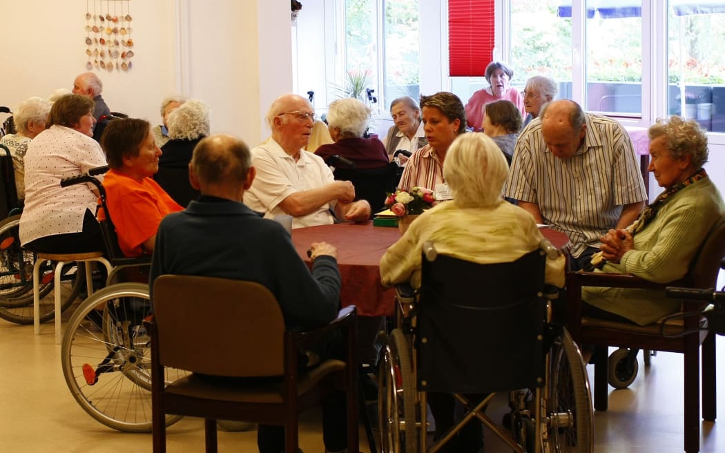 Patients in a dementia unit.