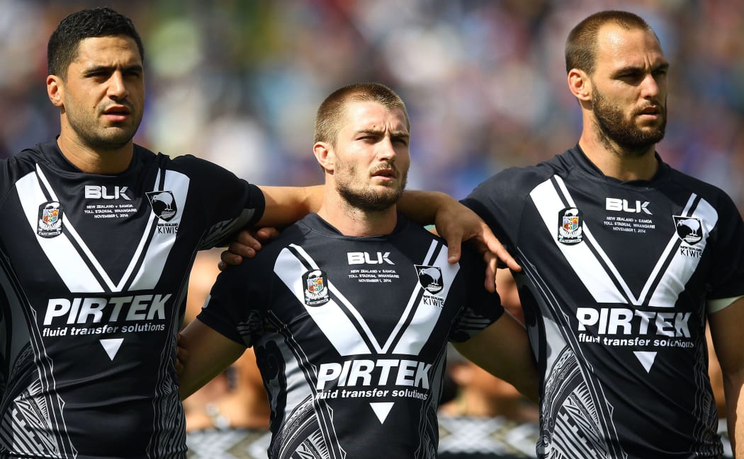 Jesse Bromwich, Kieran Foran and Simon Mannering