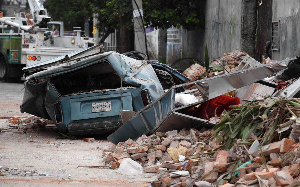 The 8.1-magnitude quake caused widespread damage, including in the eastern part of Mexico City