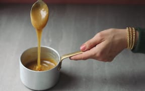 Rosemary infused caramel honey sauce from Homemade by Eleanor Ozich, published by Penguin