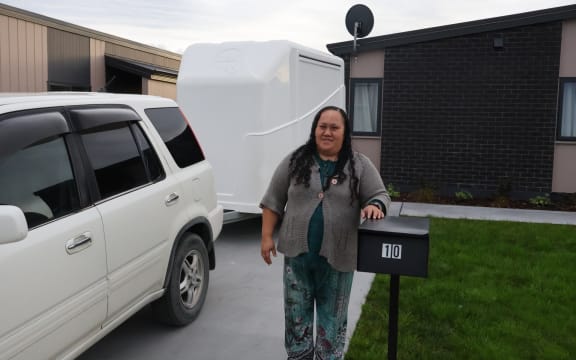 After more than two years of uncertainty and constant upheaval, Lucky Watkins finally has a permanent home in Tātau Tātau o Te Wairoa’s Te Rauā residential development.