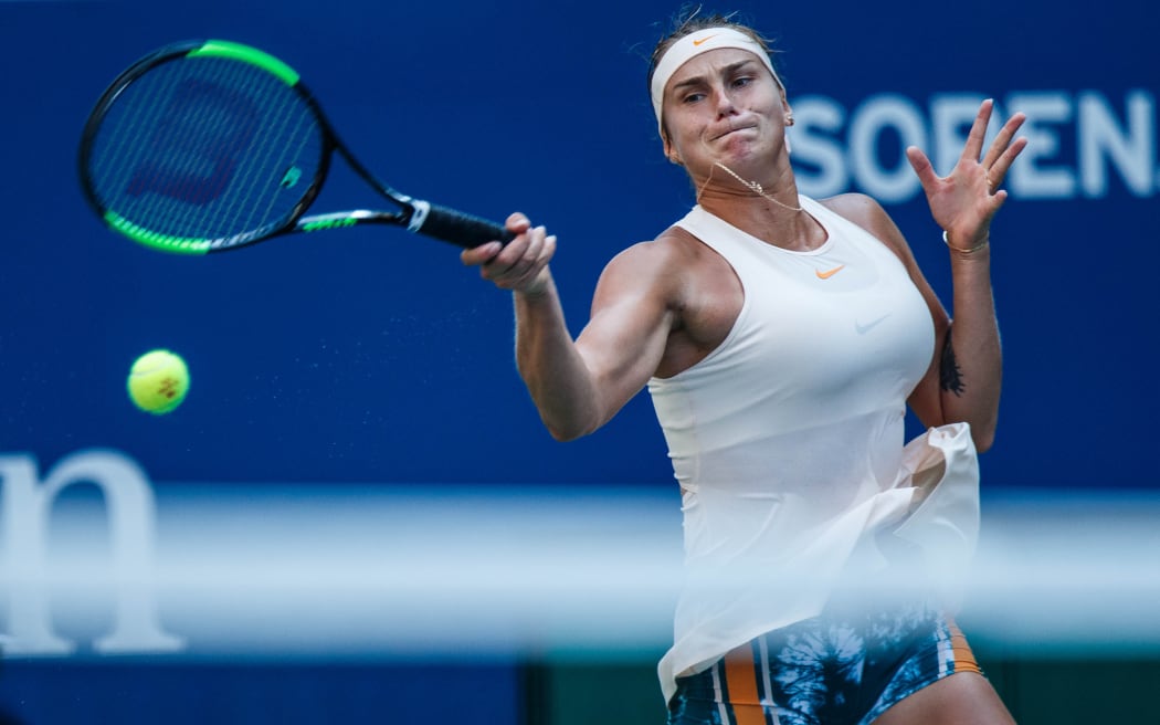 Aryna Sabalenka at the at the 2024 US Open.