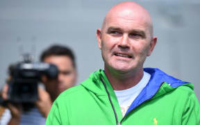 Former New Zealand Cricket captain Martin Crowe during a media briefing at Eden Park talking about his health issues and his views on the upcoming ICC Cricket World Cup. Wednesday 7 January 2015