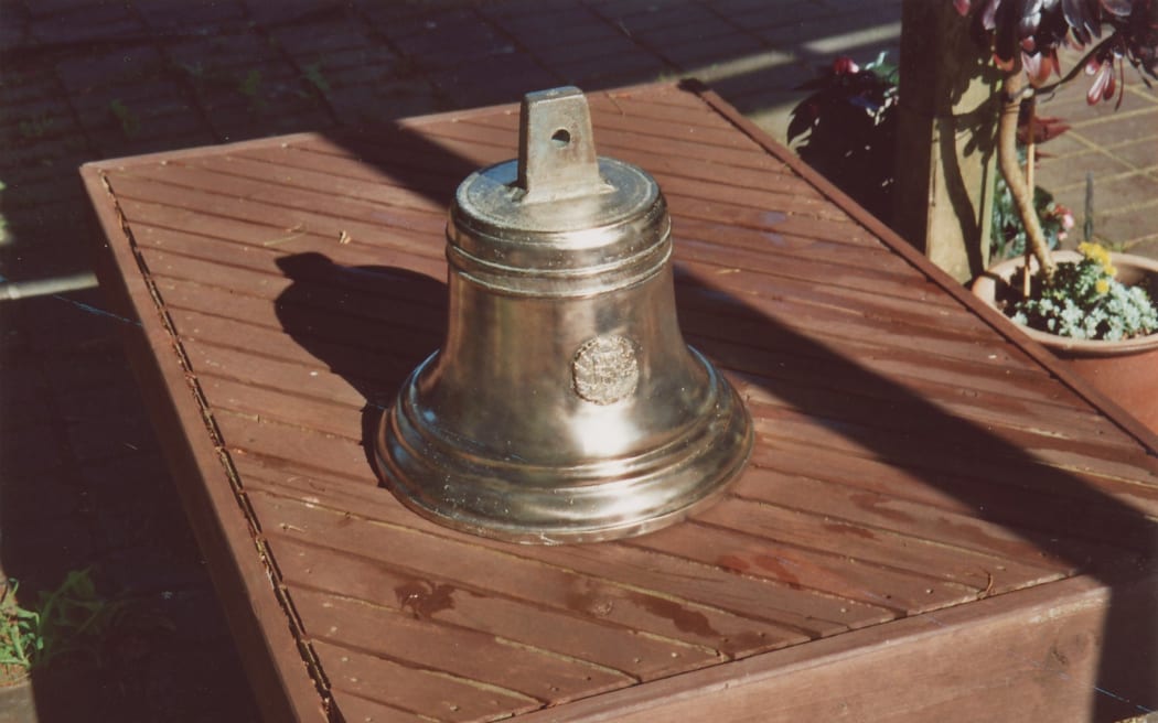 The bell was donated by sisters Eliza Mulhern and Mary Abbott in 1895.