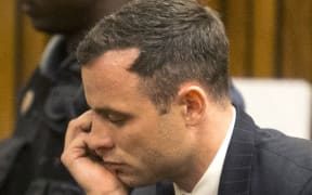 Oscar Pistorius at his sentencing.