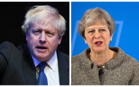 Boris Johnson and Theresa May