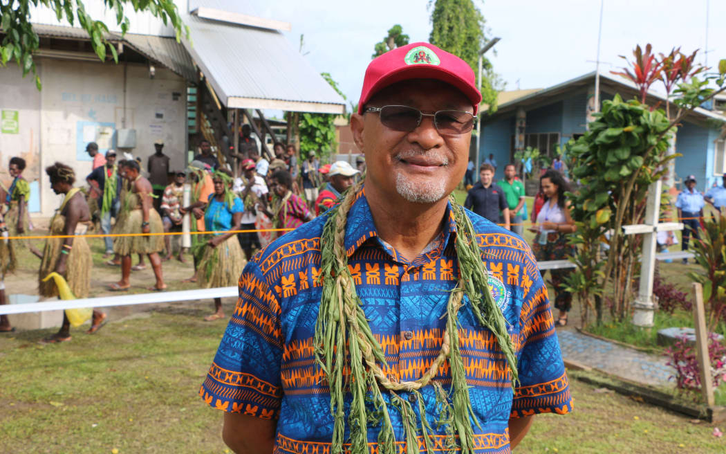 PNG's Minister for Bougainville Affairs, Sir Puka Temu.