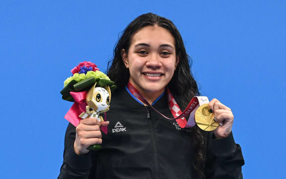 Tupou Neiufi wins gold in the women's 100m backstroke S8.
Tokyo Paralympics 2020