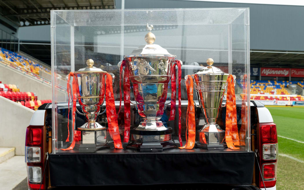The Rugby League World Cup Trophies, 2022.