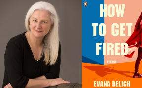 Author Evana Belich with her new book "How to Get Fired"
