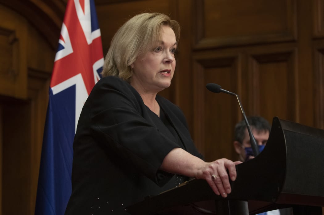 National Party leader Judith Collins during their press conference at Parliament, Wellington, 28 September, 2021.