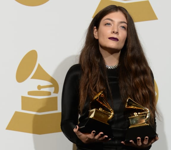 Lorde at the awards ceremony in Los Angeles.