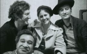 The Four Poets: Sam Hunt, Hone Tuwhare, Jan Kemp and Alistair Campbell (1979)