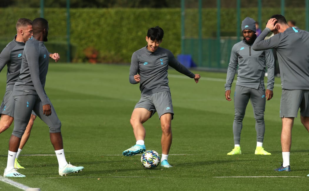 Tottenham Hotspur FC training - Heung-Min Son.