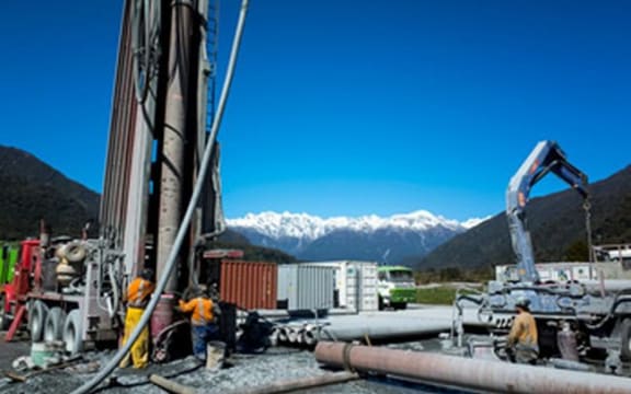 The Alpine Fault drill site near Whataroa Valley.