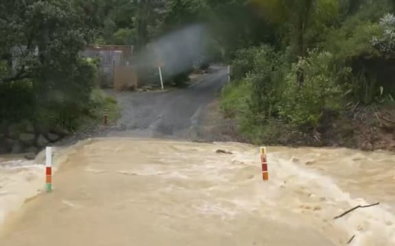 Coromandel weather, floods, heavy rain on 30 October 2023.