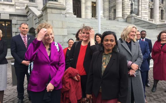 New MPs arrive at Parliament.