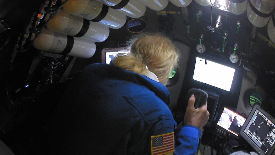Victor Vescovo spent four hours exploring the bottom of the trench