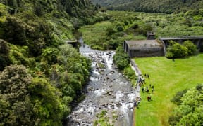 The Morton Dam in Wainuiomata.