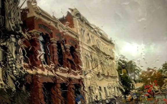 Dunedin through rain
