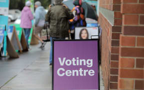 People voting in Australia's 2025 election.