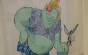 An early sketch of Shrek.