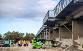 A newly opened clip-on bridge for cycling over Marlborough's Wairau River has already endured two floods.