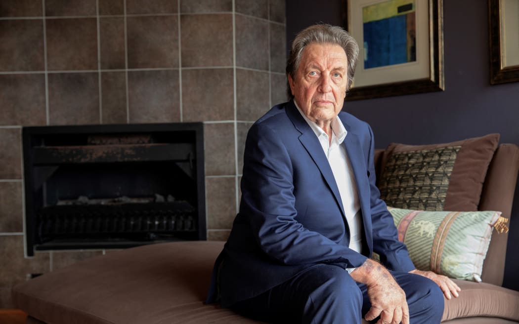 Errol Musk, the father of tech billionaire Elon Musk who spent his early life in apartheid-era South Africa, poses for a portrait at his house Langebaan, South Africa on May 26, 2022. (Photo by GIANLUIGI GUERCIA / AFP)