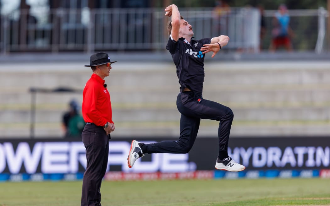 Blair Tickner of the Black Caps