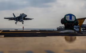 Donald Trump says he has sent a sizeable armada to Iran.