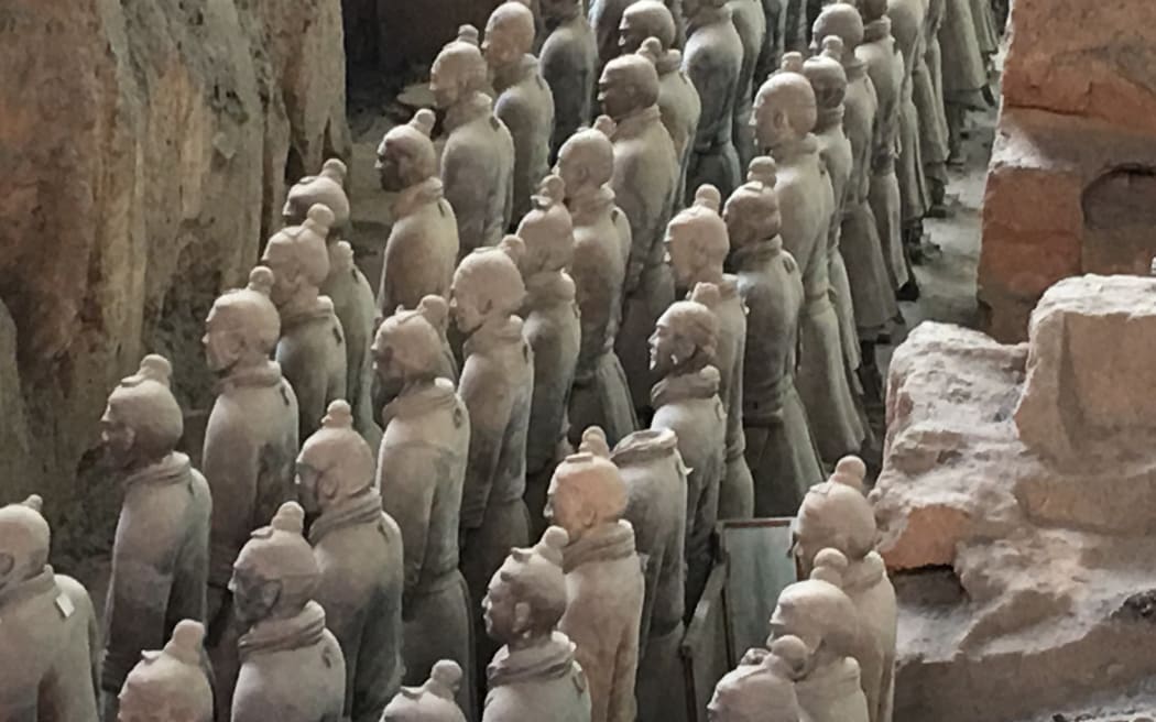 All lined up: The terracotta warriors in Xi'an