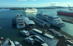 Queens Wharf in Auckland.