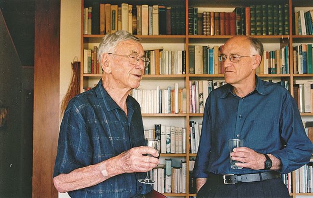 Karl Stead and Allen Curnow