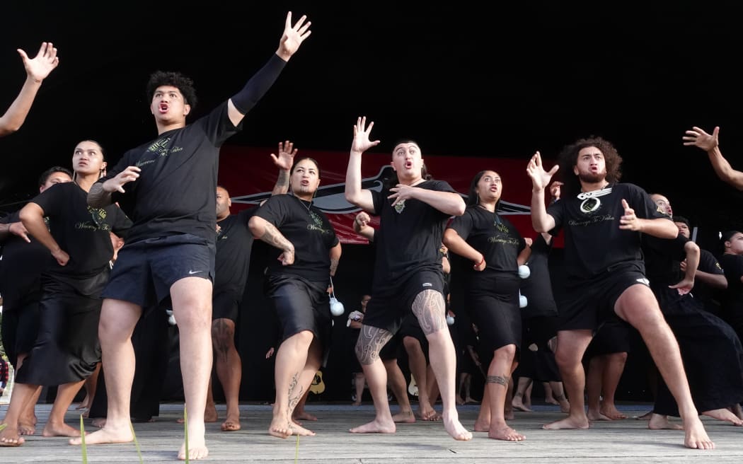 Waerenga Te Kaha from Moerewa opens Saturday’s packed kapa haka programme.