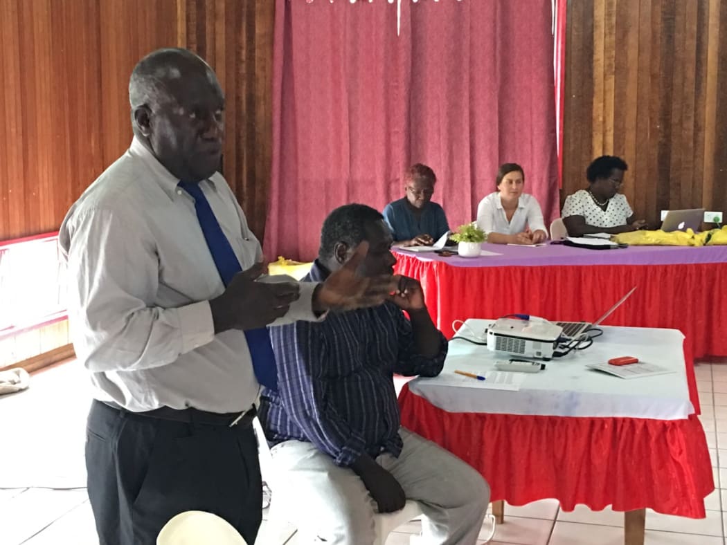 Bougainville's Minister for Peace Agreement Implementation, Albert Punghau