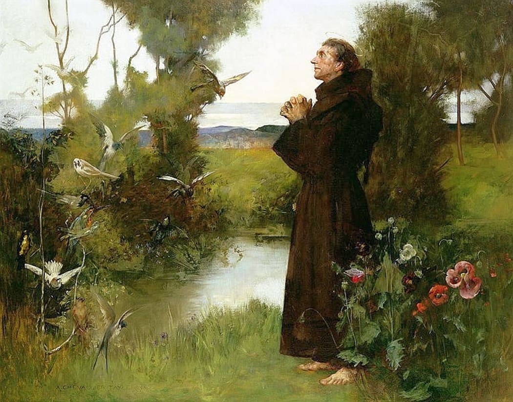 St Francis - Albert Chevallier Tayler (1898)