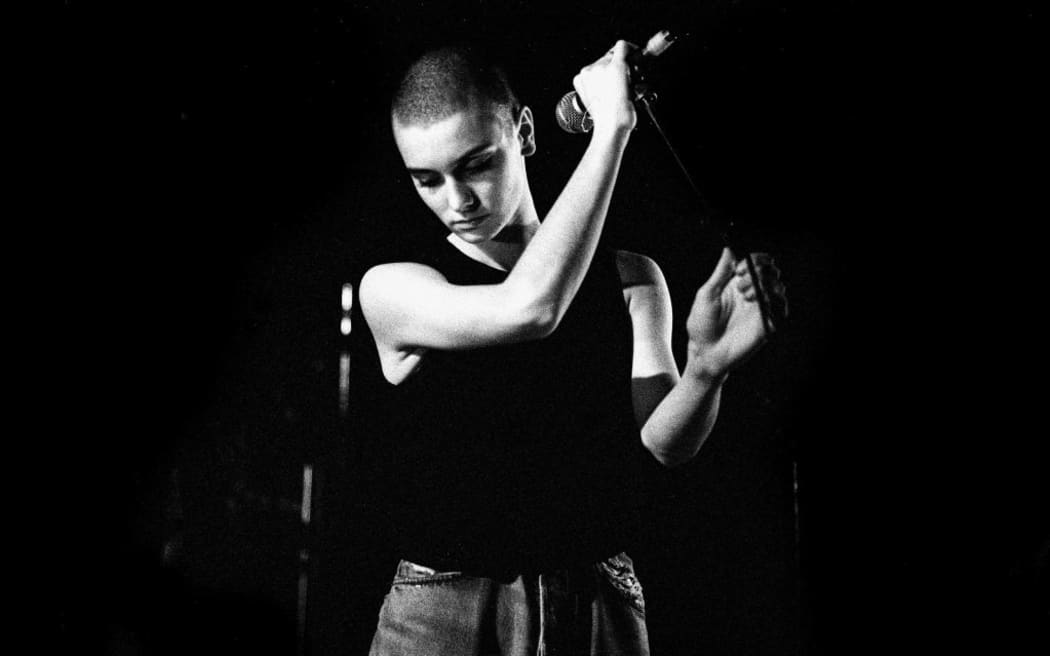 Irish singer Sinead O'Connor performs at Paradiso, Amsterdam, Netherlands, 16 March 1988.