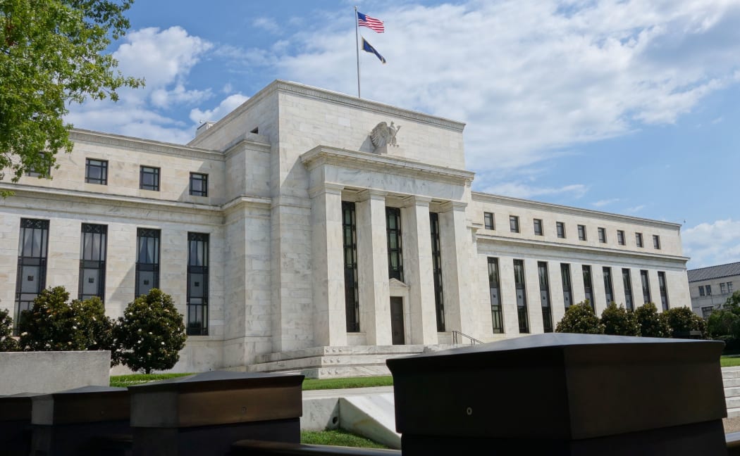 The US Federal Reserve building as seen August 1, 2015 in Washington, DC. AFP PHOTO / KAREN BLEIER