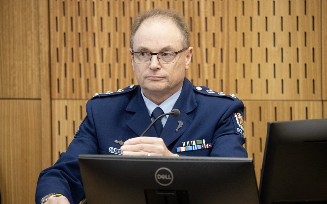 An inquest into the March 15th Terror attack is into its second day in the Christchurch District Court. Pictured: Inspector Ian Harris from the New Zealand Police. 25 October 2023 New Zealand Herald Photograph by George Heard