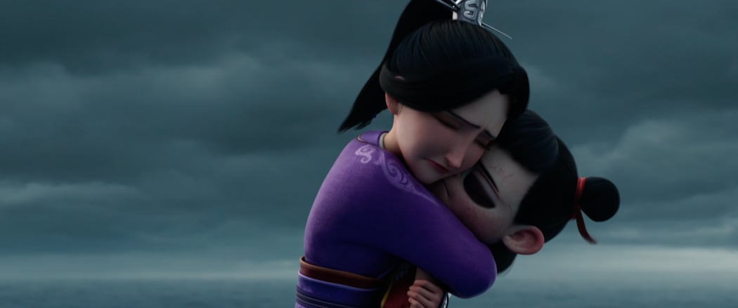 Ne Zha II. Lady Yin and Ne Zha.
