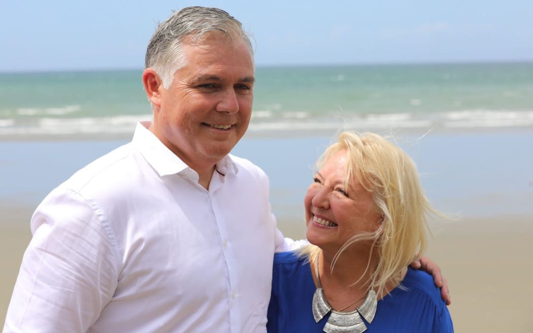 Mark Mitchell with his wife Peggy