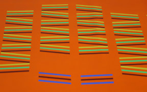Part of a painting by Vaimaila Urale for her project Typeface.