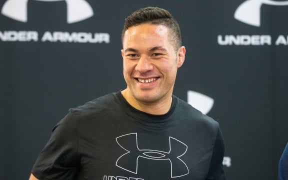 Joseph Parker during the Under Armour event held at Rebel Sport Colombo, Christchurch. 18 July 2016 Photo: Joseph Johnson / www.photosport.nz