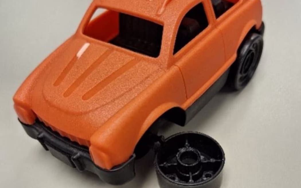 Gisborne wholesaler Allen Trading Company has been fined for selling toy cars, like the one pictured here, which were found to be a choke hazard to young children because the wheels could easily come off.